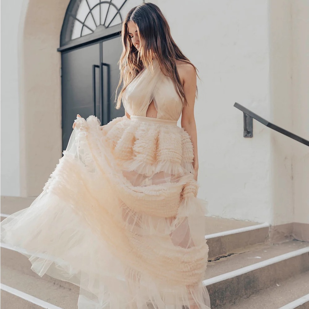 Untamed Petals Conrad Gown Small New With Tags